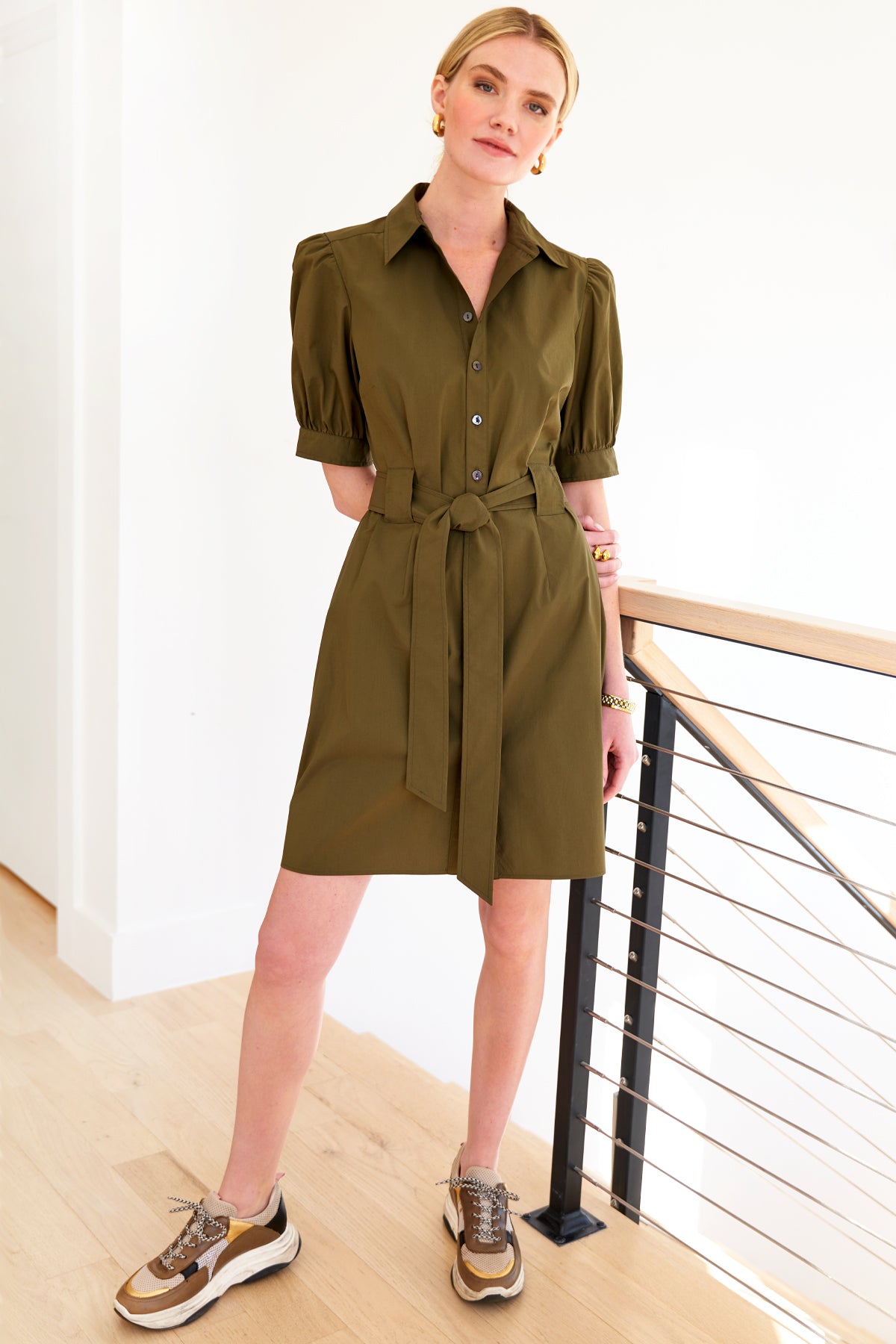 Olive t shirt dress hotsell