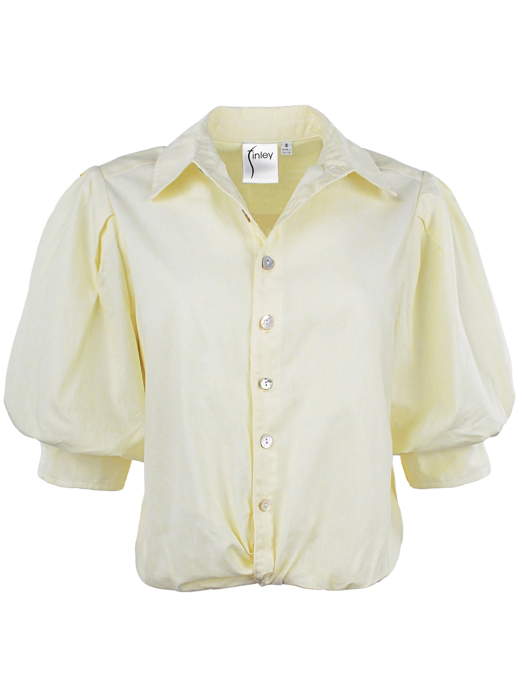 Pale yellow blouse online