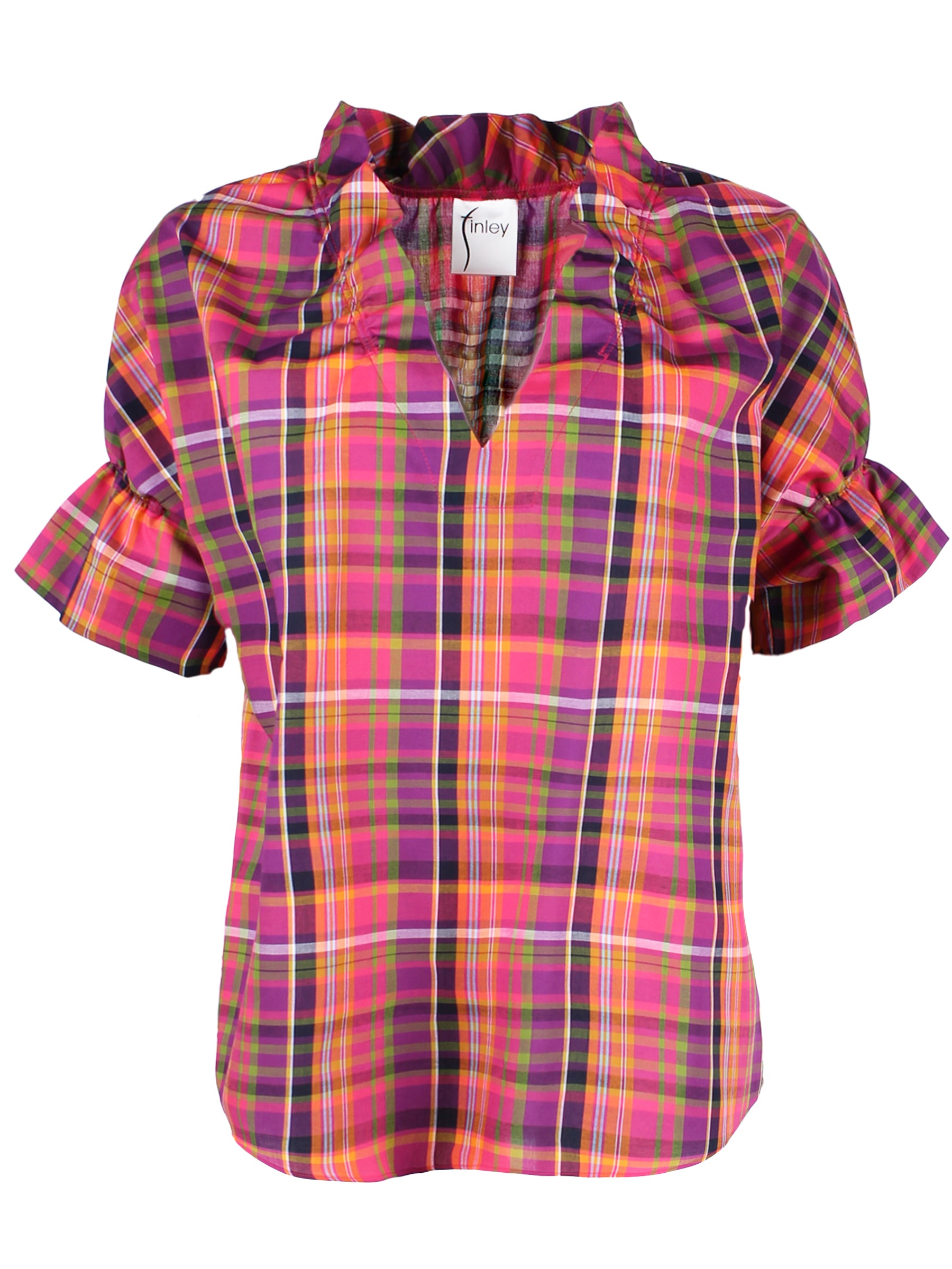 Crosby Shirt Purple Autumn Plaid