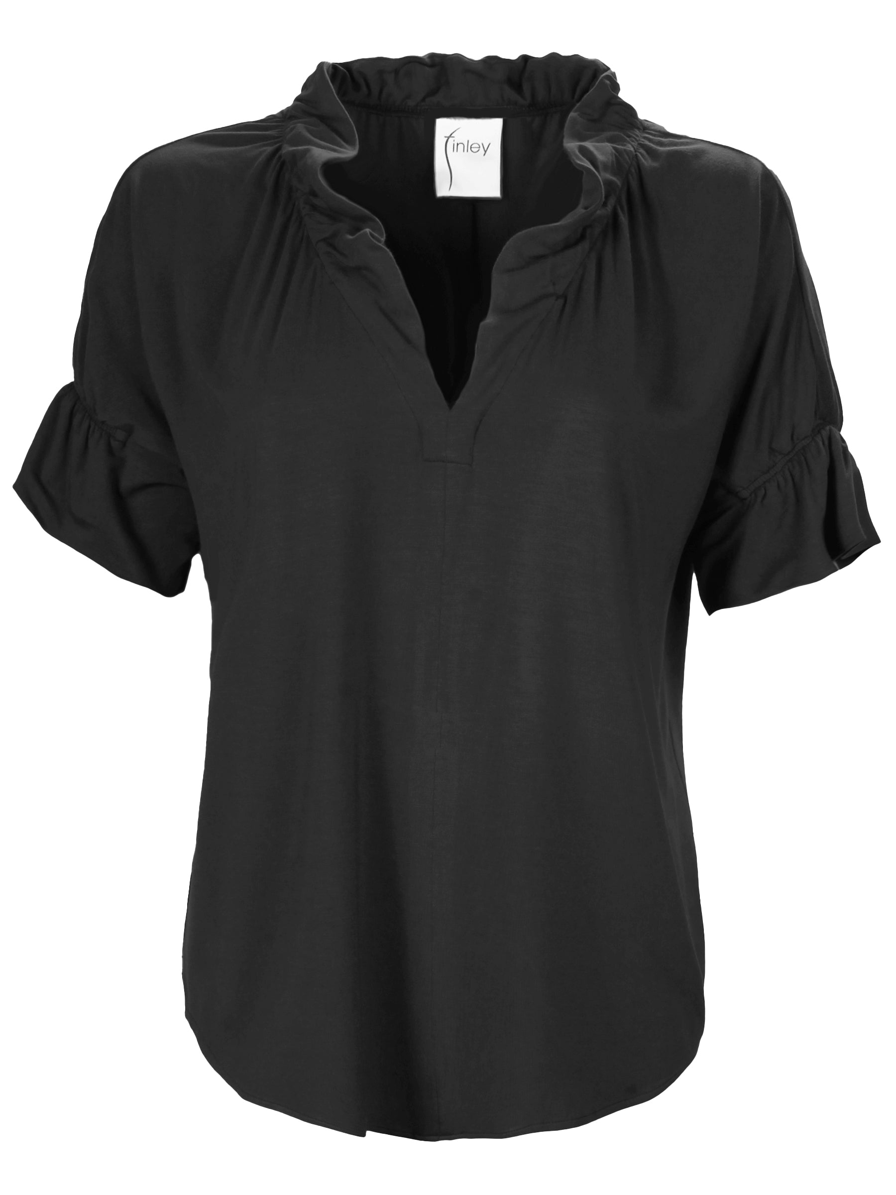 Crosby Top Getaway Collection - Black Super-Stretch