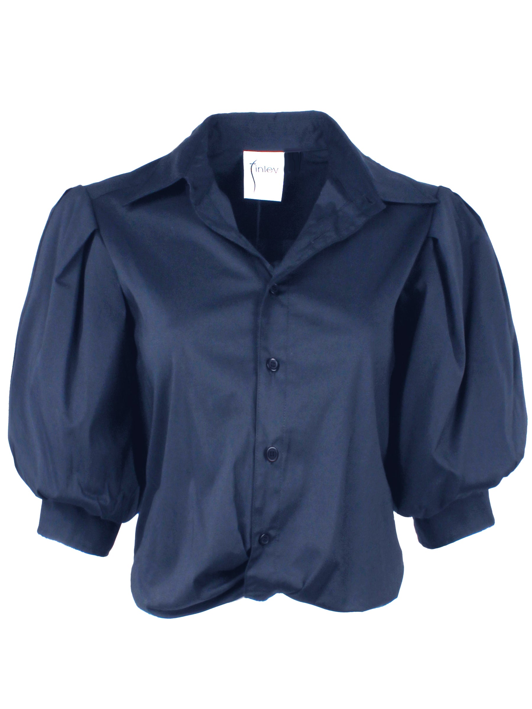 Bomba Navy Poplin Shirt