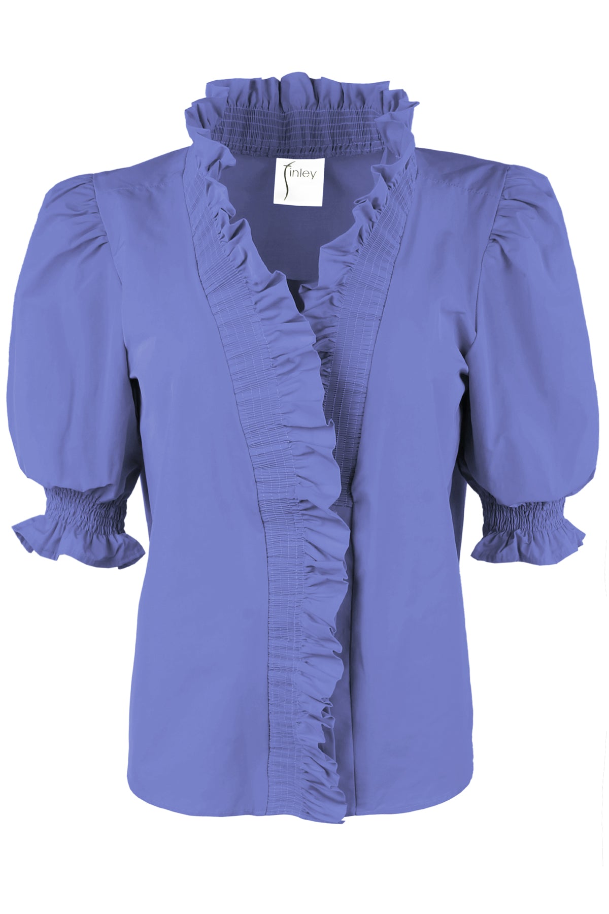 Cici Shirt Periwinkle Techy Taffeta