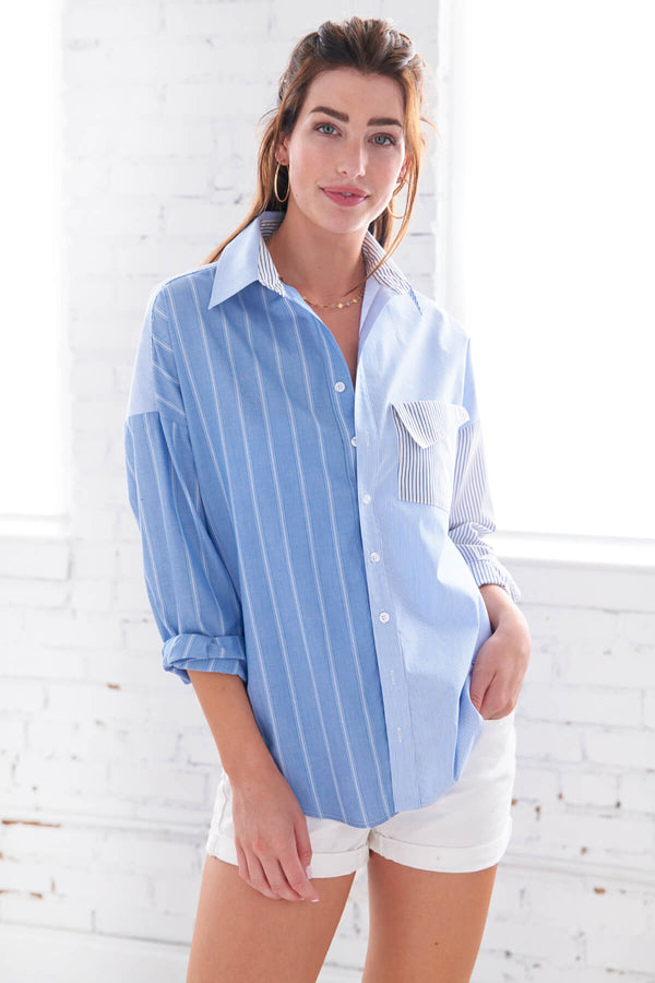 Button Classic Down & for Blouses | Women Finley Shirts Shirts